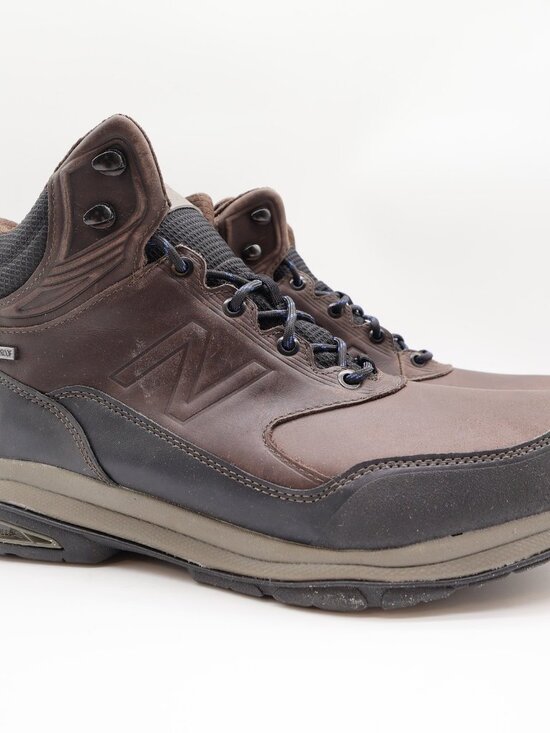 New Balance MW1400DB Men\'s 11.5 Waterproof Brown Leather Hiking Boots